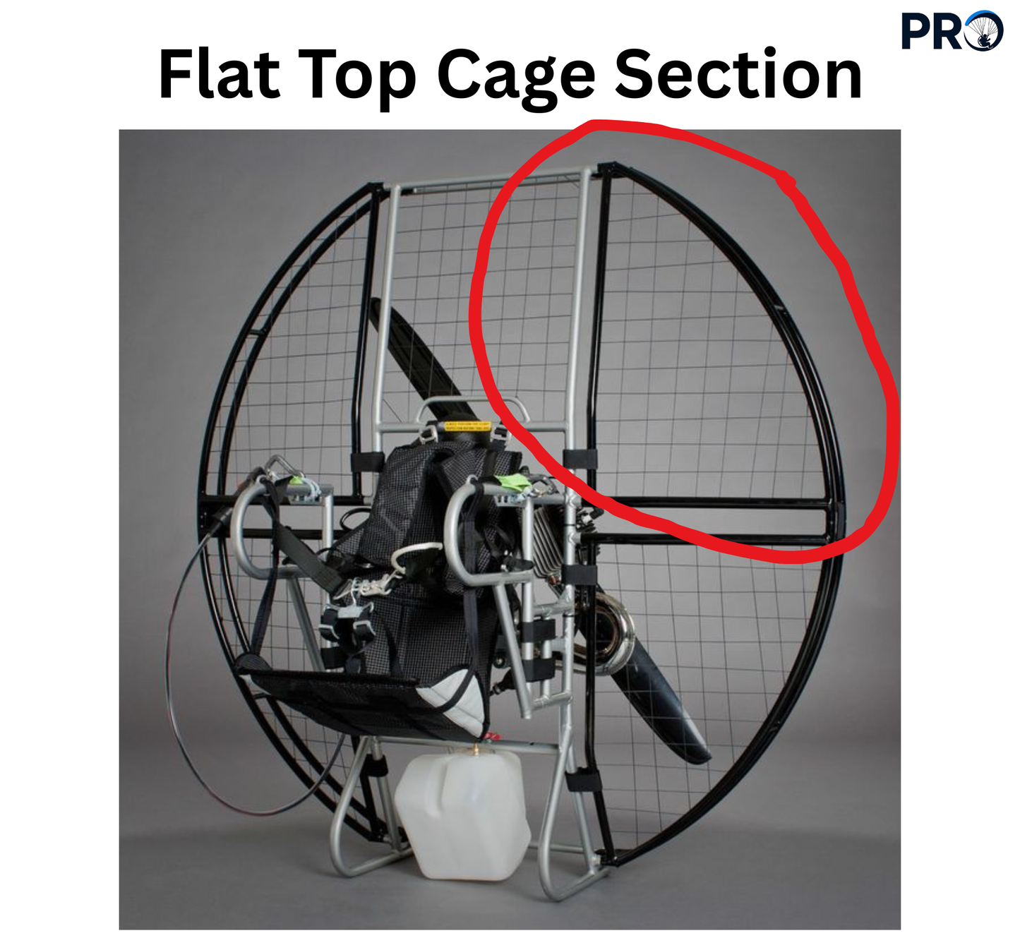 Flat Top Paramotor Cage Section!