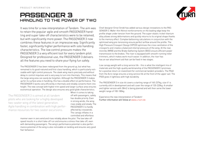 U-Turn Passenger3 (EN-B Tandem Glider)